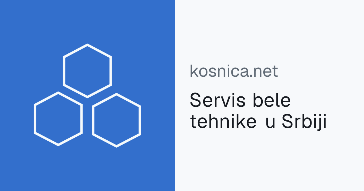 Servis bele tehnike u Srbiji — 45 profila sa cenama
